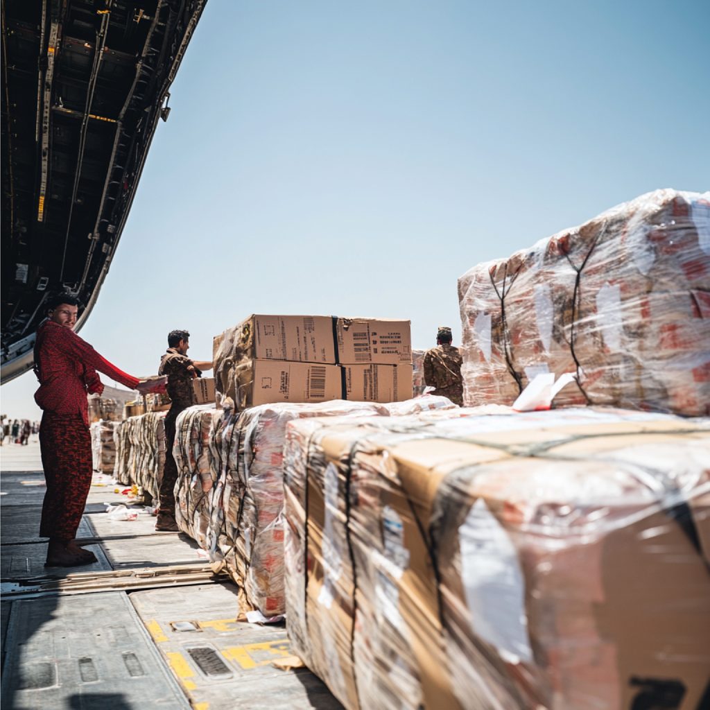 Inicio bilateral humanitarian aid coordination with both nations working together provide relief cri